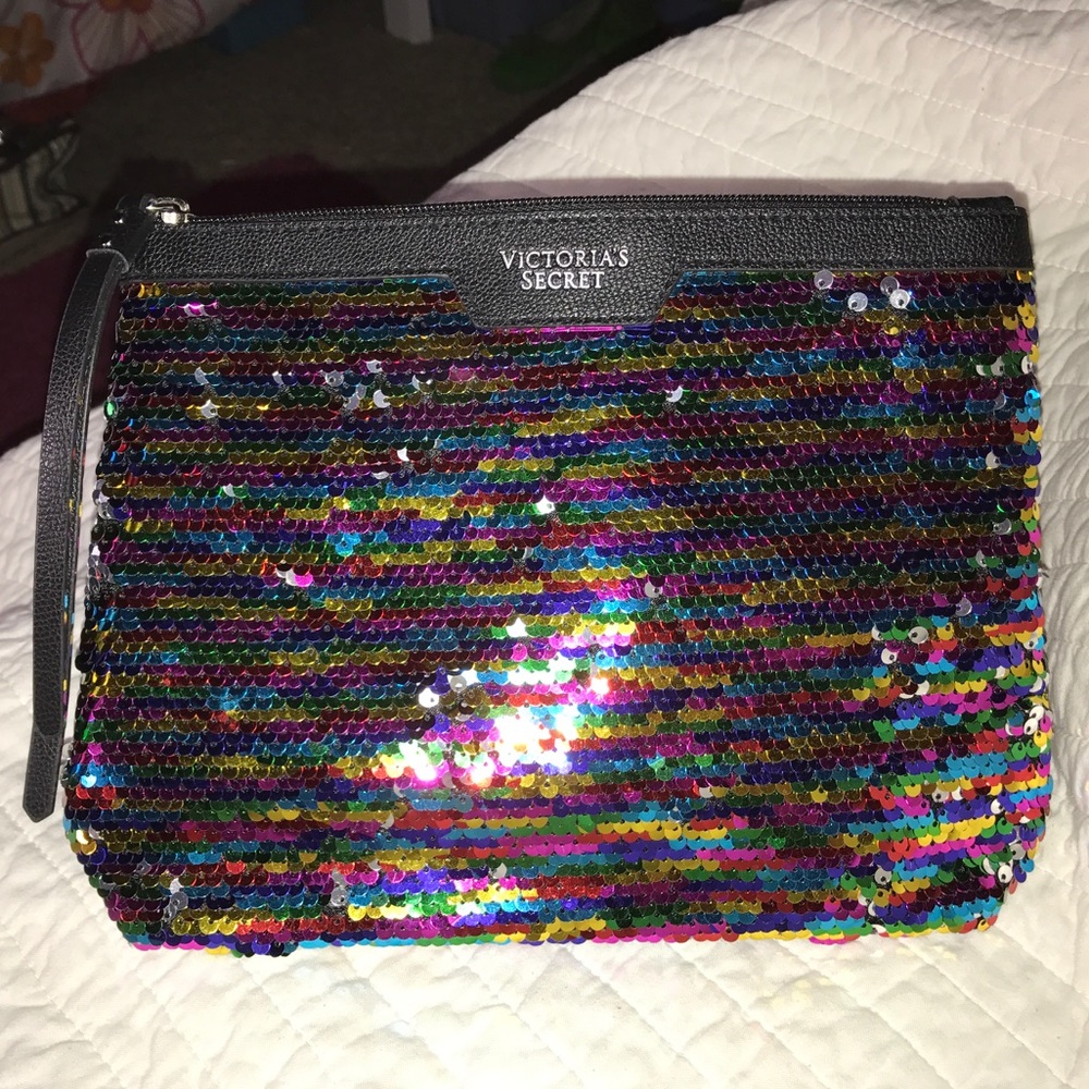 Reversible Sequin Victoria' Secret Bag